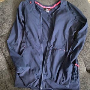 koi Lite™ Scrubs Clarity Zip Front Jacket EUC